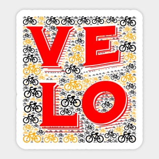 velo cycling Sticker